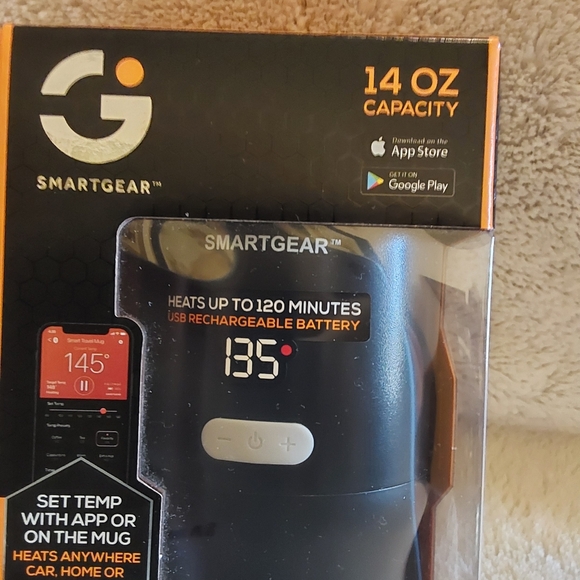 🌺 NIB Smartgear 14 oz. Temp Control Smart Travel Mug - Picture 3 of 9